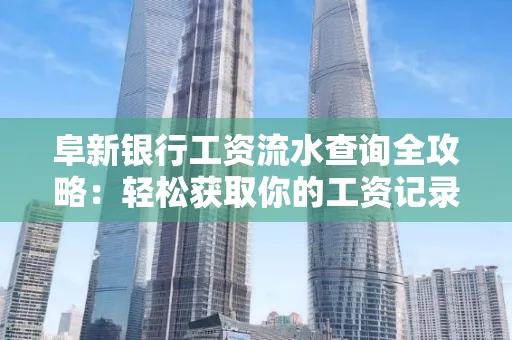 阜新银行工资流水查询全攻略：轻松获取你的工资记录