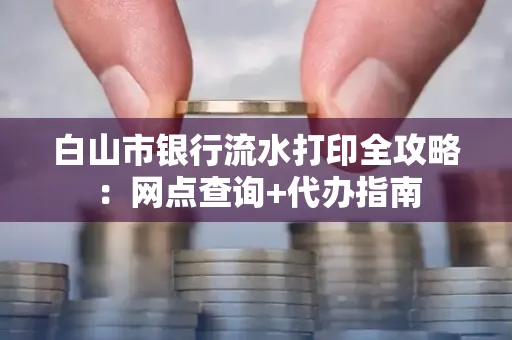 白山市银行流水打印全攻略：网点查询+代办指南