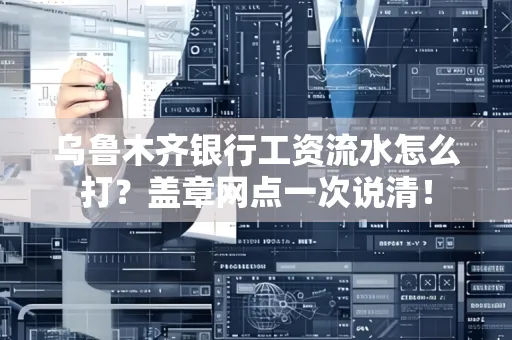 乌鲁木齐银行工资流水怎么打？盖章网点一次说清！