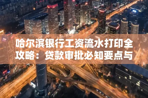 哈尔滨银行工资流水打印全攻略：贷款审批必知要点与实用取证技巧