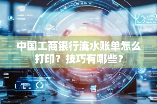 中国工商银行流水账单怎么打印？技巧有哪些？